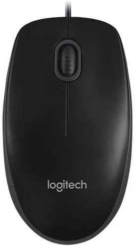 Мышь Logitech B100, черный фото