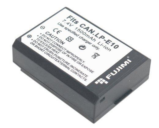 Аккумулятор Fujimi LP-E10 EOS 1100, 1200D (FBLP-E10H) фото