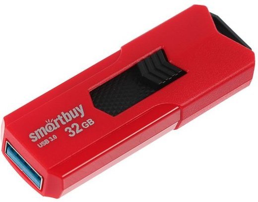 Флеш-накопитель Smartbuy Stream USB 3.0 32GB, красный фото