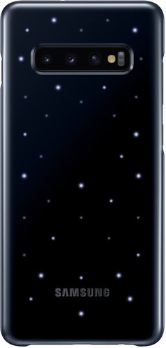 Чехол-накладка для смартфона Samsung Galaxy S10+ (G975) LED-Cover EF-KG975CBEGRU Black (Черный) фото