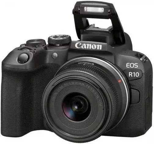 Беззеркальный фотоаппарат Canon EOS R10 Kit RF-S 18-45 IS STM фото