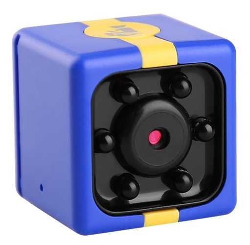 Мини-камера Mini Cube камера 720P HD, синий фото