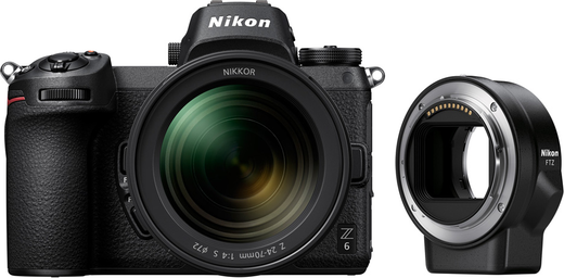 Фотоаппарат Nikon Z6 Kit 24-70 f/4 S с адаптером FTZ фото