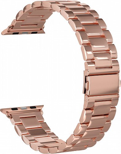 Ремешок металлический для Apple Watch 40мм, розовое золото фото