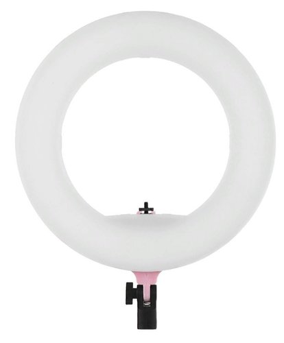 Кольцевая лампа LED Ring Light 192 шт светодиодов 3200K до 5500K 38W, US вилка, розовый фото