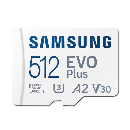 Карта памяти Samsung microSDXC EVO Plus Class10 UHS-I U3 (130MB/s) 512GB + ADP фото