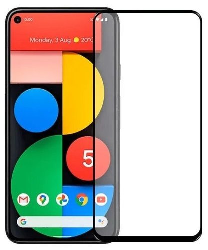 Защитное стекло для Google Pixel 5A Full Screen Full Glue черный, BoraSCO фото