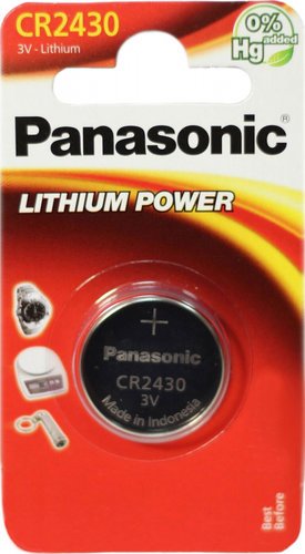 Батарейки Panasonic CR-2430EL/1B дисковые литиевые Lithium Power в блистере 1шт фото