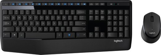 Беспроводной комплект Logitech MK345 (клавиатура+мышь), черный фото