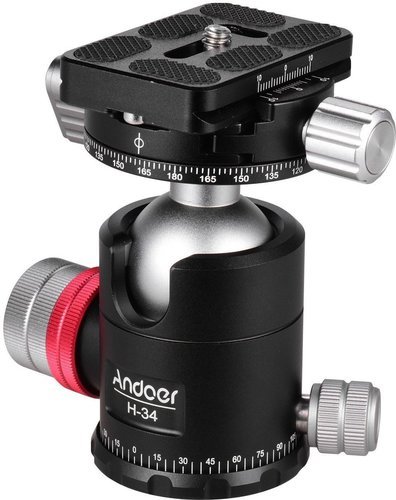 Штативная голова Andoer H-34 для штативного монопода DSLR IILDC камеры до 10 кг фото