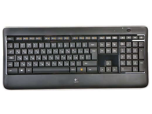 Клавиатура Logitech K800 Wireless Illuminated черный, 920-002395 фото