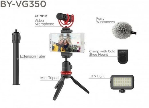 Видеонабор Boya BY-VG350 для смартфона универсальный фото