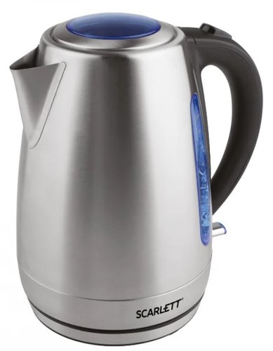 Чайник Scarlett SC-EK21S70 1.7л. 2200Вт серебристый матовый (металл) фото