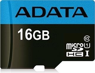 Карта памяти Adata microSDHC Premier Class 10 UHS-I U1 (30/10MB/s) 16GB + ADP фото