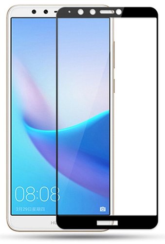 Защитное стекло для Huawei Y9 (2018) Full Screen Black, TFN фото