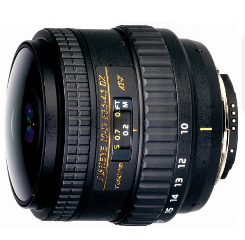 Объектив Tokina AT-X 107 F3.5-4.5 DX Fisheye NON HOOD N/AF (10-17mm) для Nikon фото