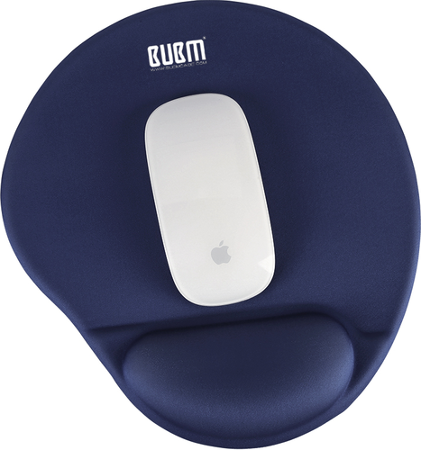 Коврик для мыши BUBM Wrist Rest округлой формы, синий фото