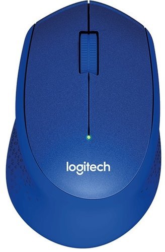 Беспроводная мышь Logitech M330 Silent Plus, синий фото