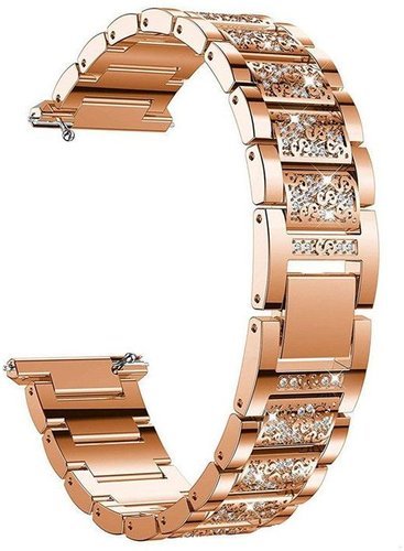 Ремешок для часов Bakeey Diamond для умных часов Garmin Fenix Chronos, розовое золото фото