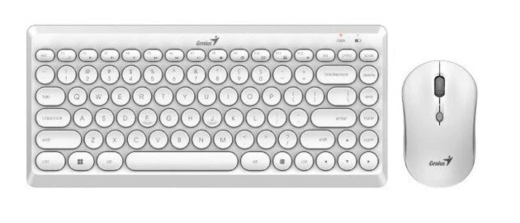 Беспроводной комплект Genius LuxeMate Q8000 (клавиатура+мышь), белый фото
