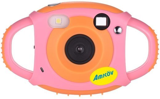 Цифровая камера Amkov детская 5 мегапикселей, розовый фото