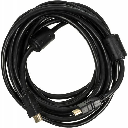 Кабель Ningbo HDMI (m) - HDMI (m) ver.1.4 5м. феррит.кольца Gold фото