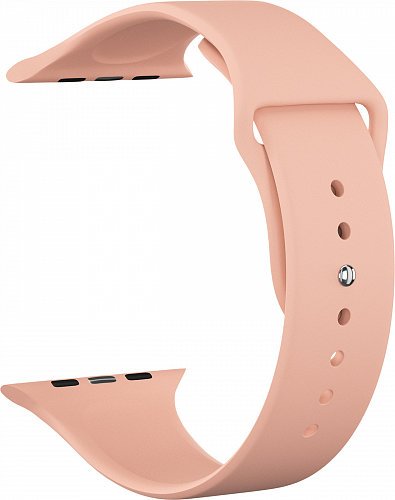 Ремешок силиконовый для Apple Watch 40мм, розовый песок фото