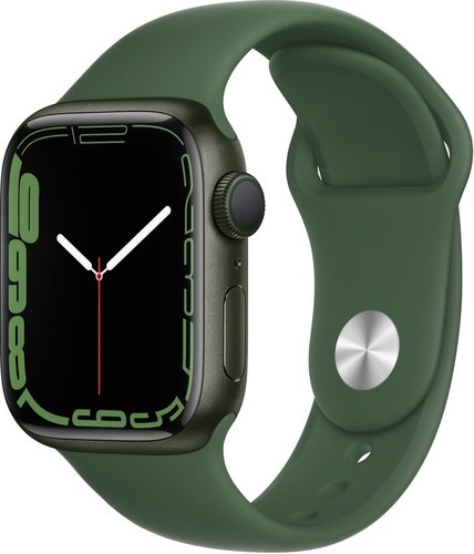Умные часы Apple Watch Series 7 41 мм Aluminium Case, зеленый клевер (MKN03) фото