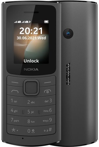 Мобильный телефон Nokia 110 4G Dual Sim (2021) Черный фото