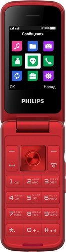 Мобильный телефон Philips Xenium E255 Красный фото
