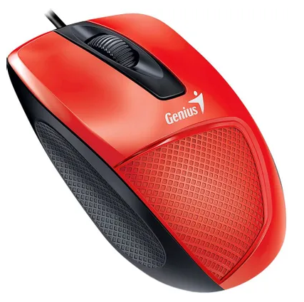 Мышь Genius DX-150X, красный/чёрный фото