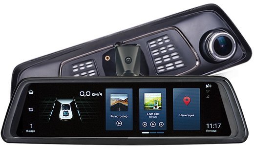 Видеорегистратор Blackview X9 AutoSmart (9.88", 1+16Gb, Android 5.1, 3G/LTE, Wi-Fi, GPS, BT, штатная установка) - 4G зеркало-регистратор АвтоСмарт фото