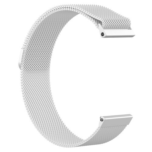 Ремешок Bakeey для Fitbit Versa, нержавеющая сталь, серебро, 20 мм фото