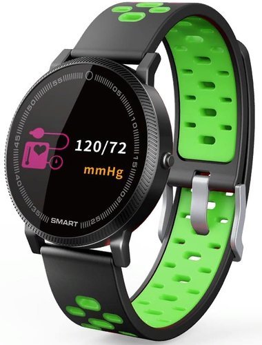 Умные часы Xanes F4S 0.96", черный, зеленый фото