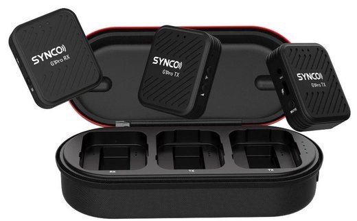 Беспроводная микрофонная система SYNCO G1(A2) Pro 2,4 ГГц (2 передатчика) с кейсом-зарядкой фото