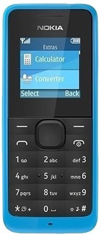 Мобильный телефон Nokia 105 Dual Sim Blue фото