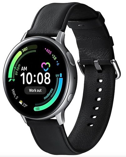 Умные часы Samsung Galaxy Watch Active 2 Stainless Steel 44мм, серебристые фото