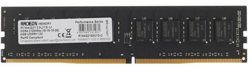 Память оперативная DDR4 4Gb AMD Radeon R7 2133MHz (R744G2133U1S-U) фото