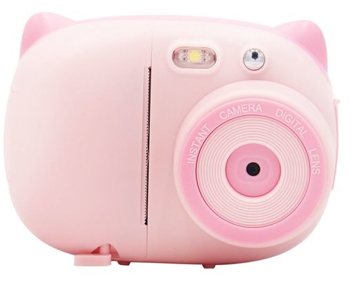 Моментальная фотокамера Amkov P2, детская, розовый фото