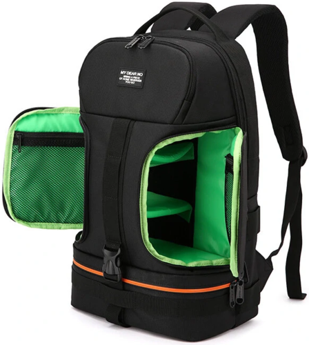 Рюкзак для Canon для Nikon DSLR камеры для ноутбука,, зеленый фото
