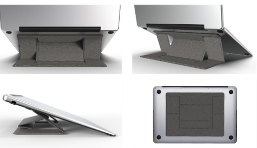 Универсальная регулируемая подставка для ноутбука, серый фото