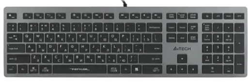 Клавиатура A4Tech Fstyler FX60, серый/белый фото