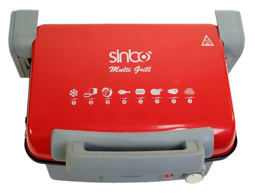Электрогриль Sinbo SSM 2536 2000Вт красный/черный фото