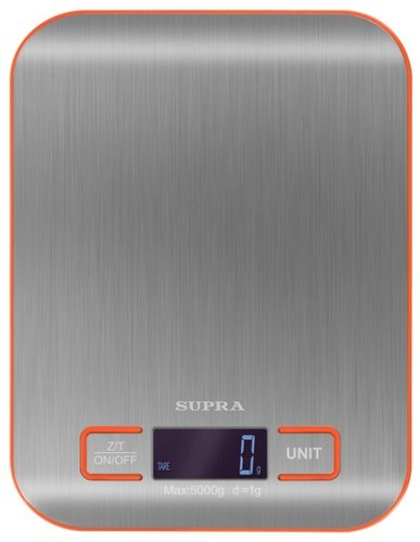 Весы кухонные электронные Supra BSS-4076N макс.вес:5кг стальной фото