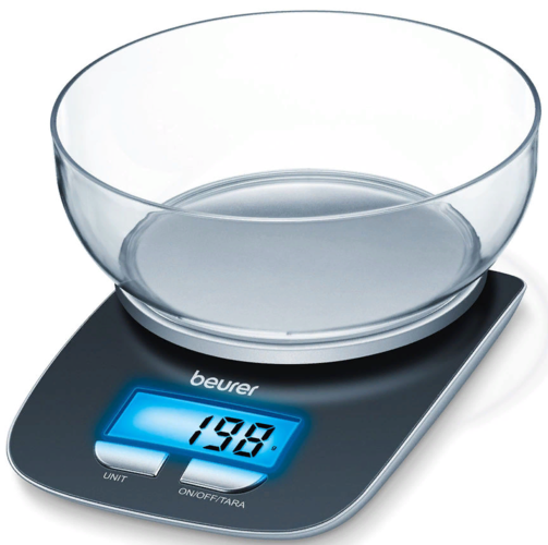 Весы кухонные электронные Beurer KS25 макс.вес:3кг черный фото