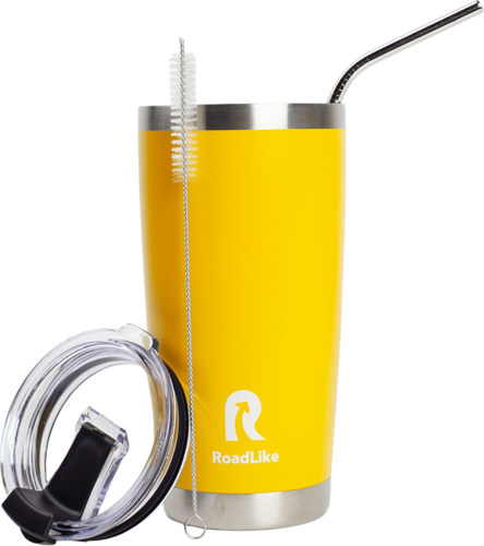 Термокружка RoadLike City Mug 570мл, желтый фото