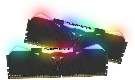 Память оперативная DDR4 32Gb (2x16Gb) Patriot Viper RGB 3600MHz CL18 (PVR432G360C8K) фото