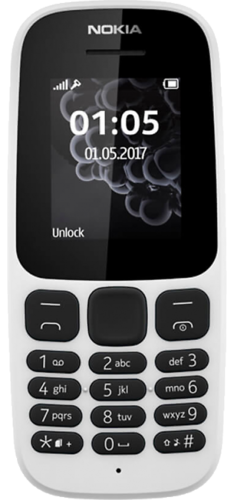 Мобильный телефон Nokia 105 Single Sim (2017) Белый фото