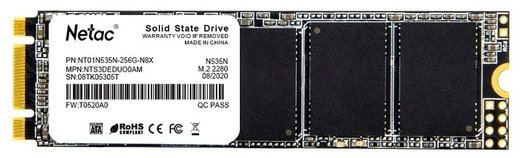 Жесткий диск SSD M.2 Netac N535N 256Gb (NT01N535N-256G-N8X) фото