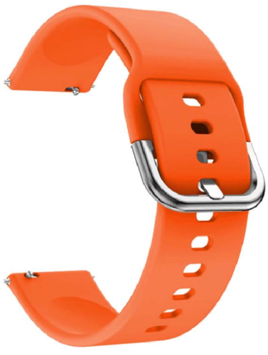 Силиконовый ремешок для часов Bakeey для Xaiomi оранжевый, 22мм фото